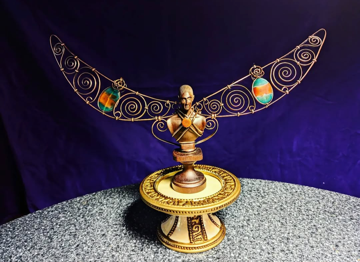 Africa Rising Copper Sculpture