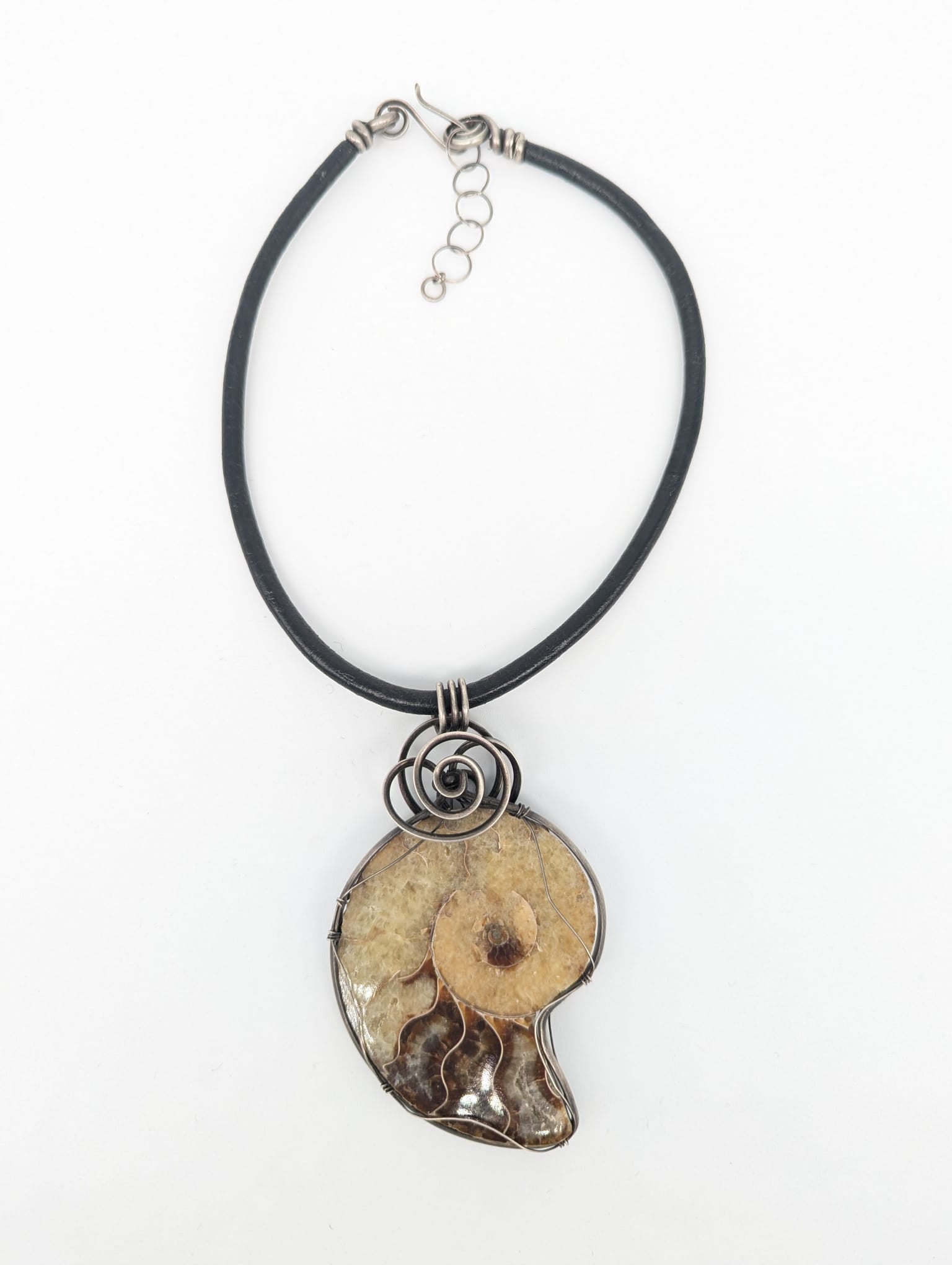 Ammonite Fossil Necklace
