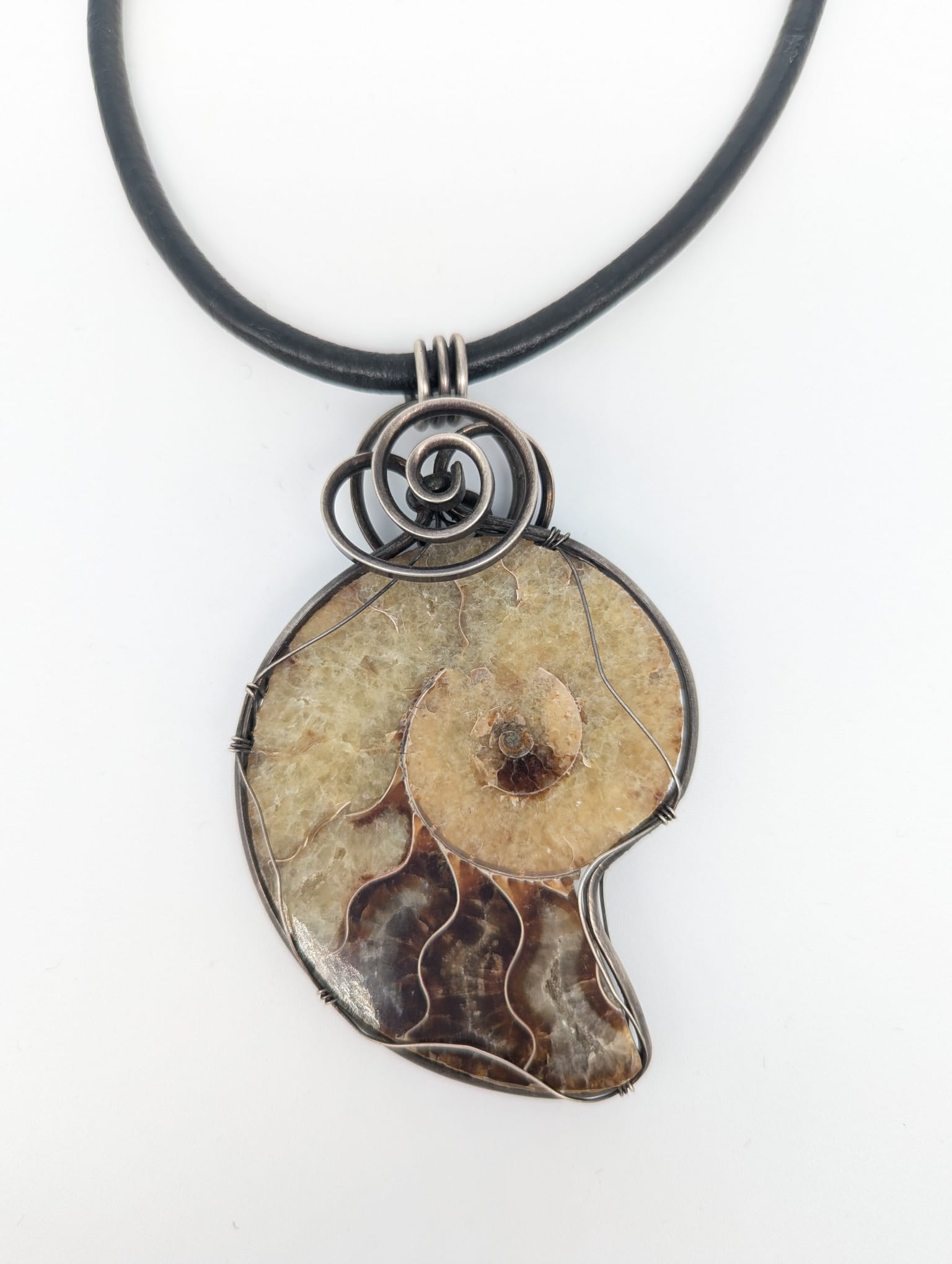 Ammonite Fossil Necklace