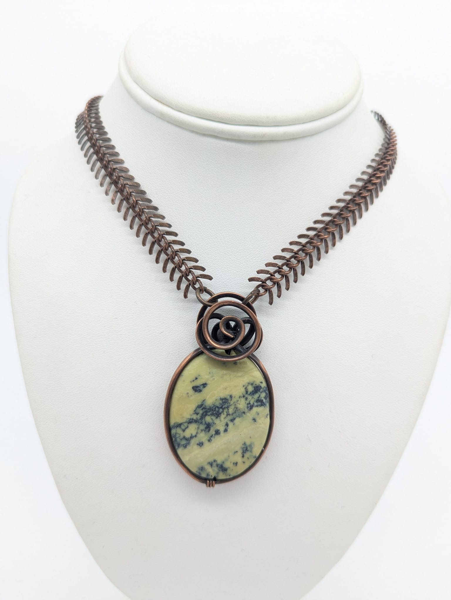 Beautiful Serpentine Stone pendant