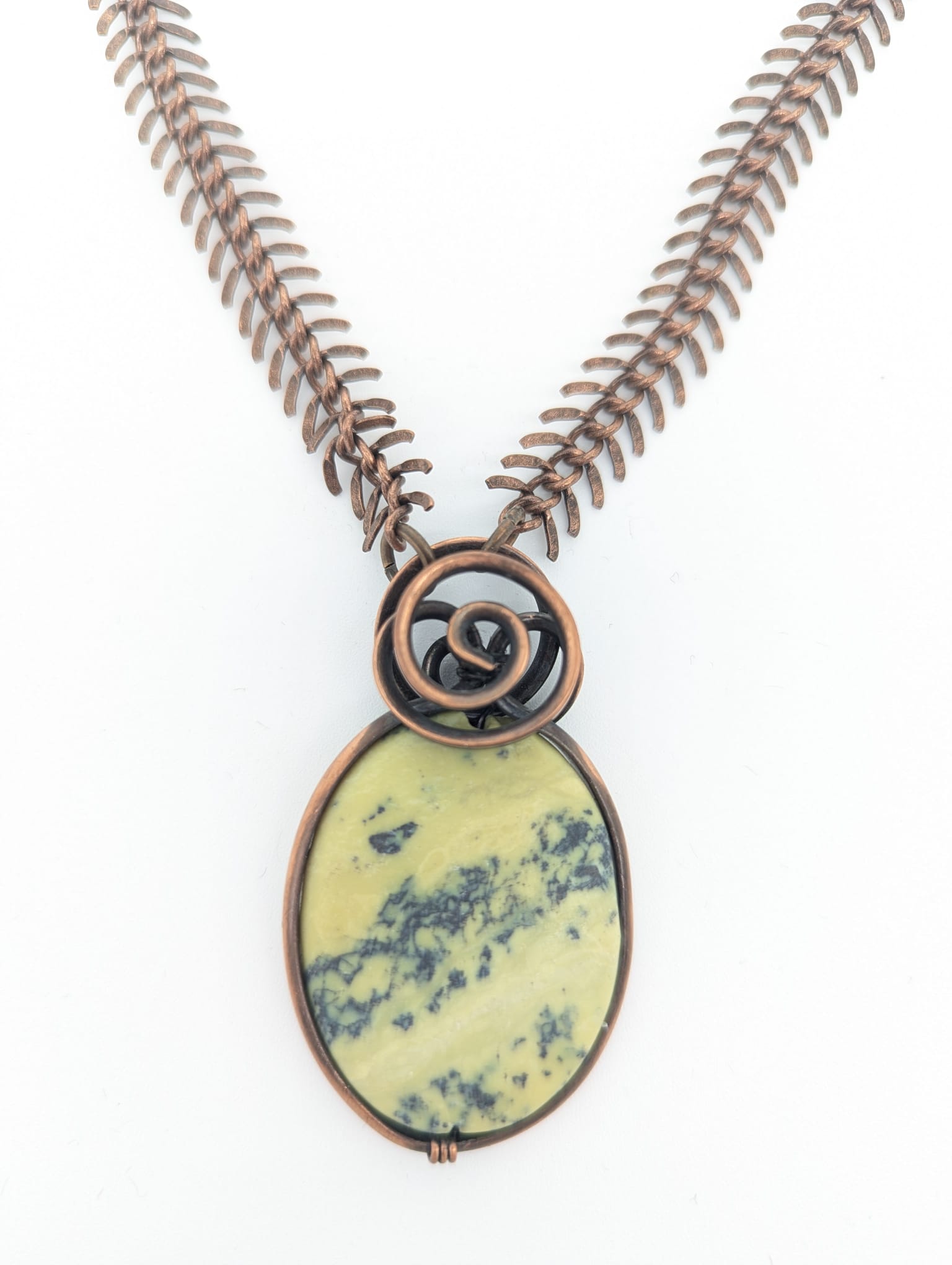 Beautiful Serpentine Stone pendant