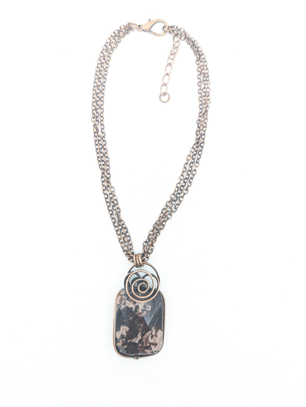 Faceted Ocean Jasper Stone