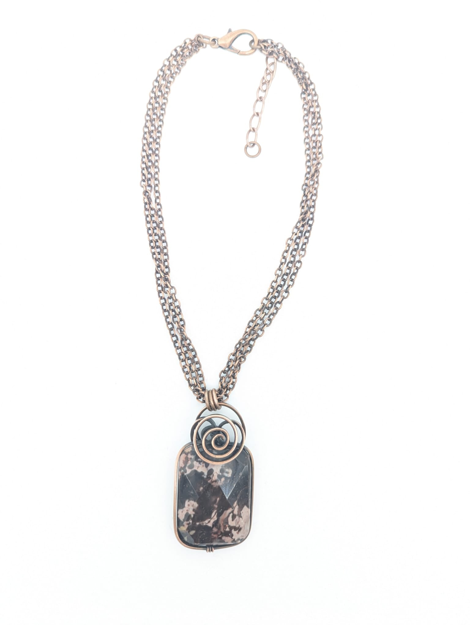 Faceted Ocean Jasper Stone