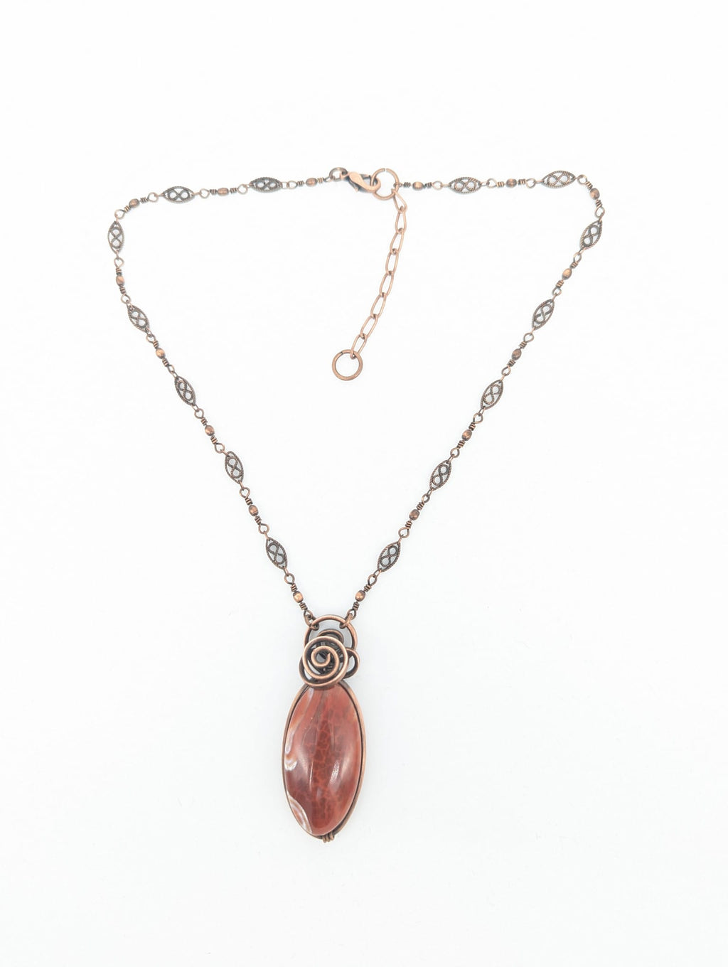 Fire Agate Stone pendant