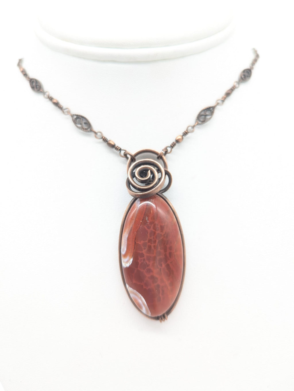 Fire Agate Stone pendant