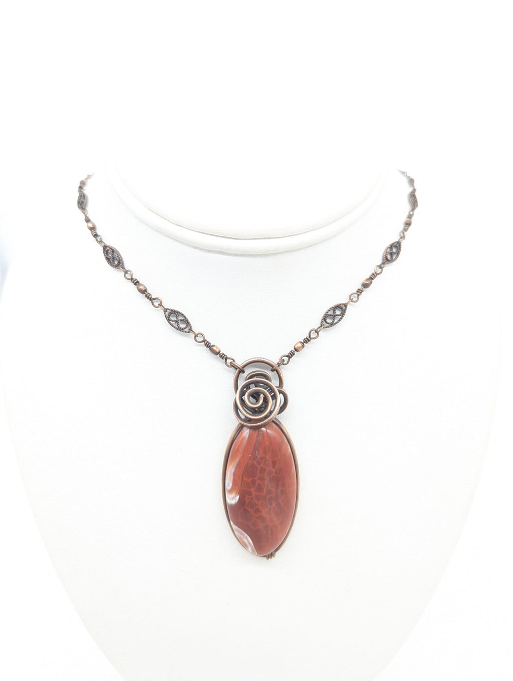 Fire Agate Stone pendant