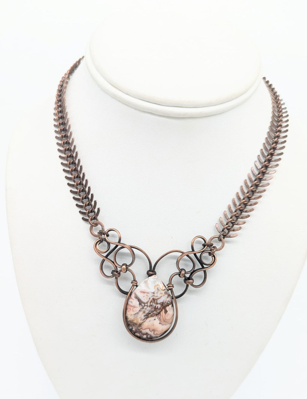 Lace Agate Stone pendant