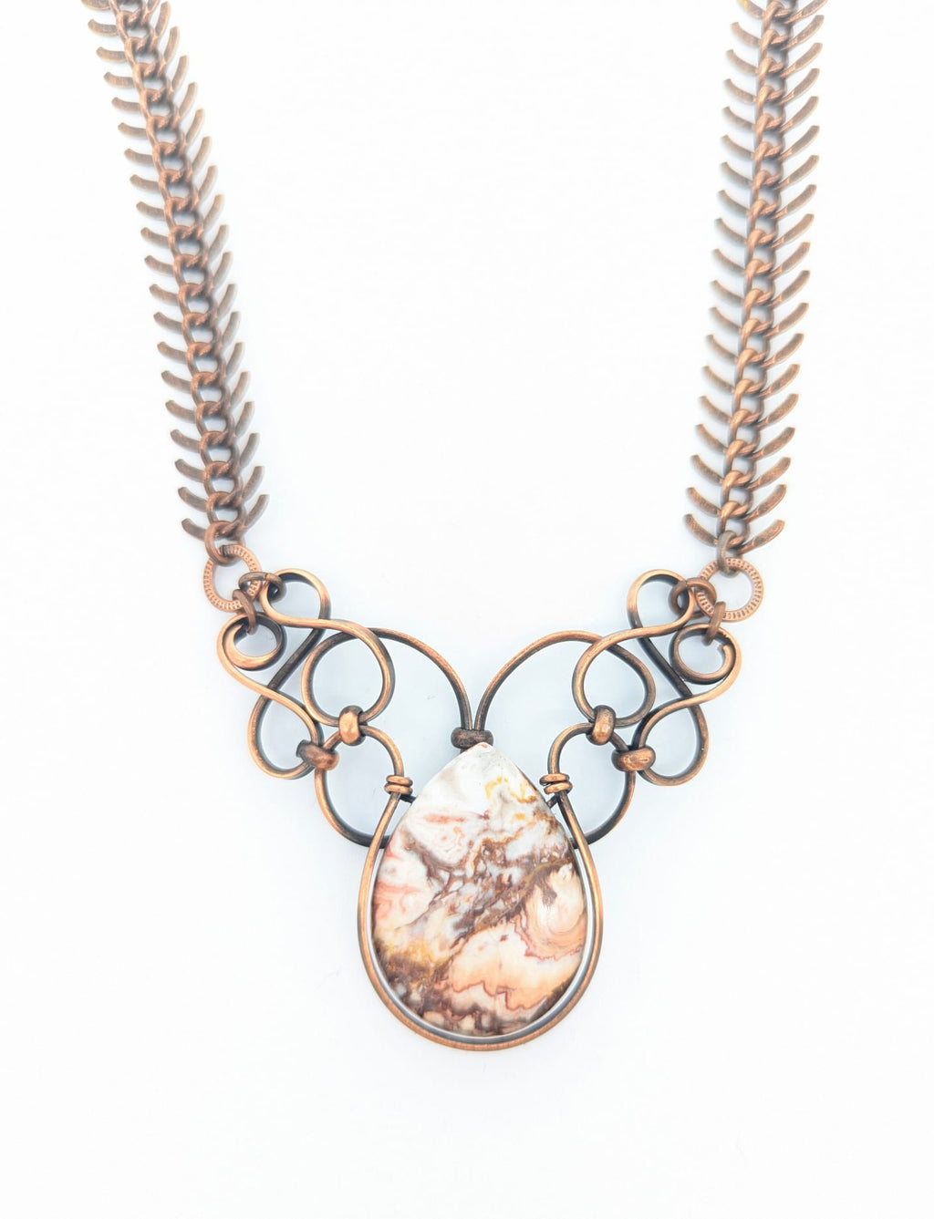 Lace Agate Stone pendant