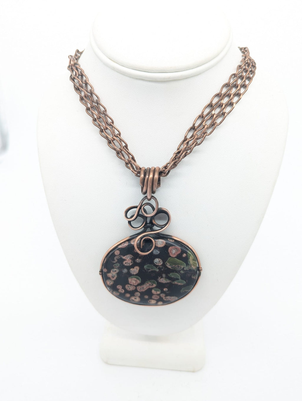 Striking Ocean Jasper Stone pendant