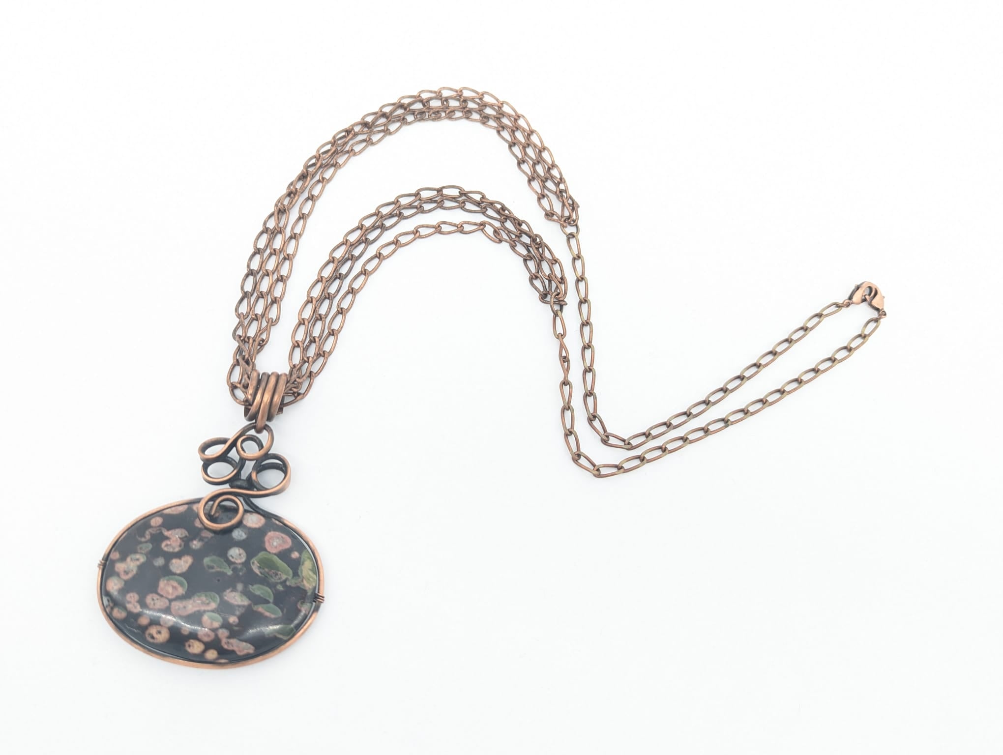 Striking Ocean Jasper Stone pendant
