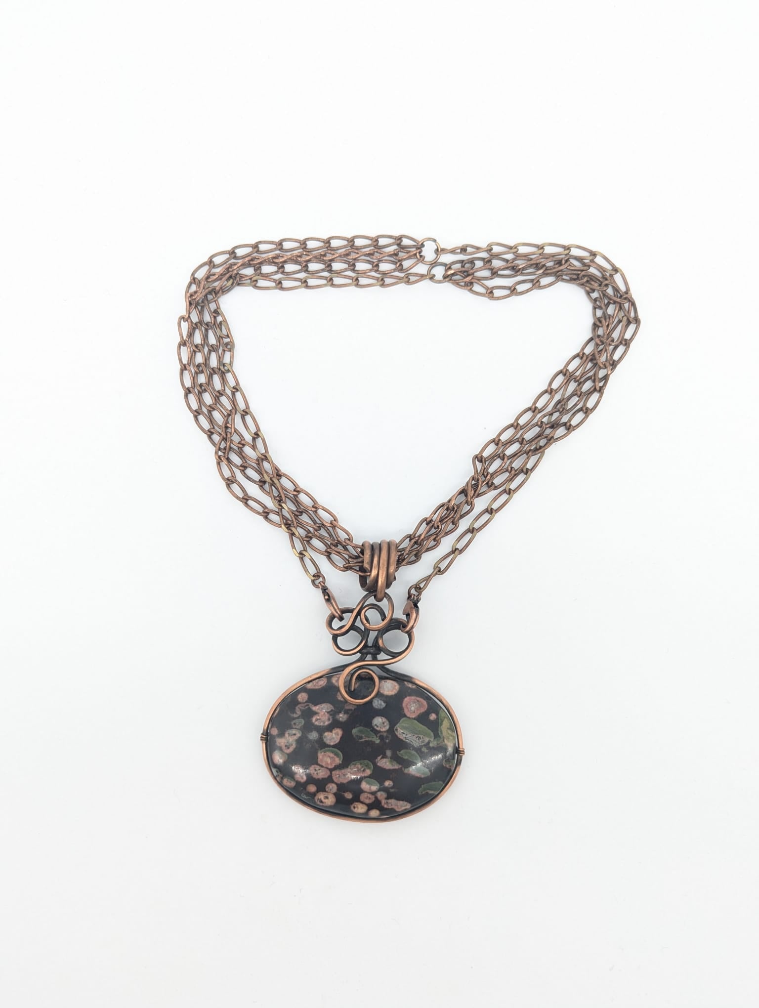 Striking Ocean Jasper Stone pendant