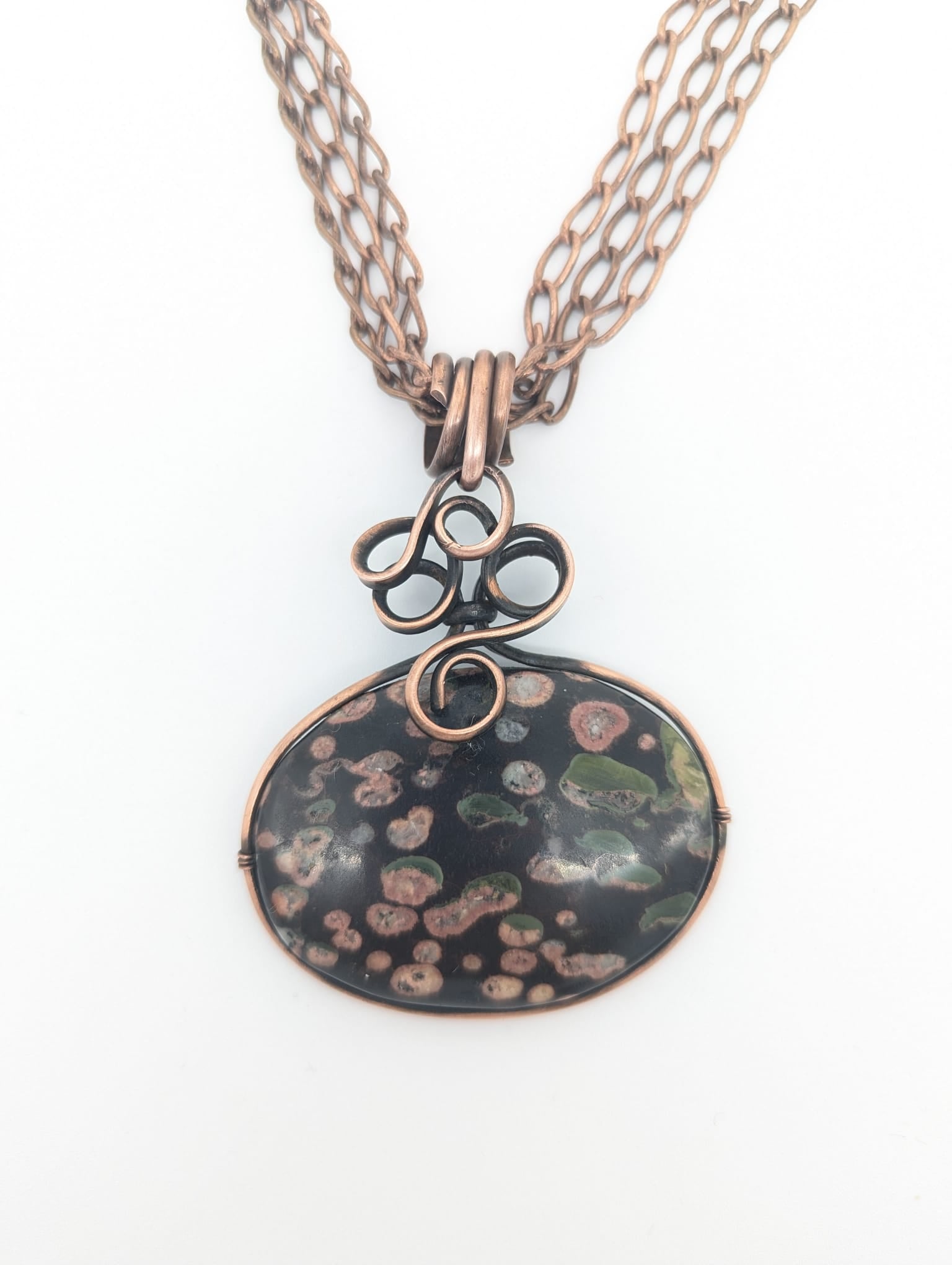Striking Ocean Jasper Stone pendant
