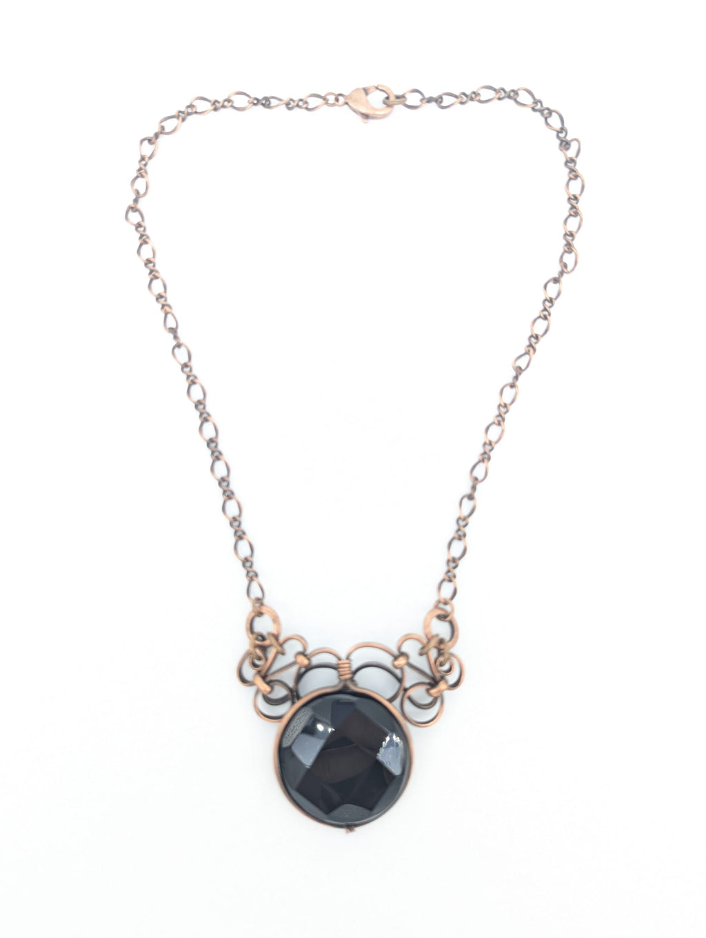 Stunning faceted Black Onyx Stone
