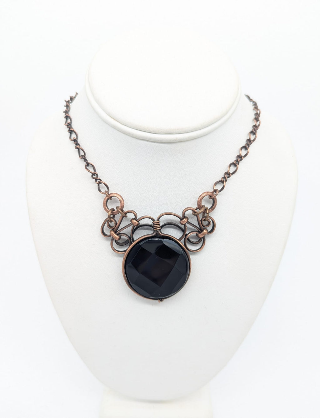 Stunning faceted Black Onyx Stone