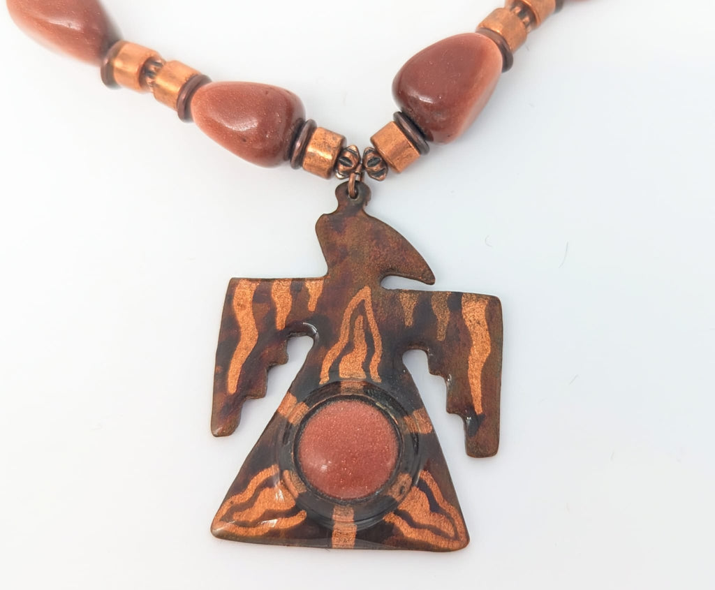 Thunderbird Copper Pendant