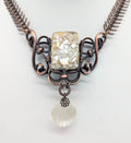 Unique Mother of Pearl rectangular Pendant
