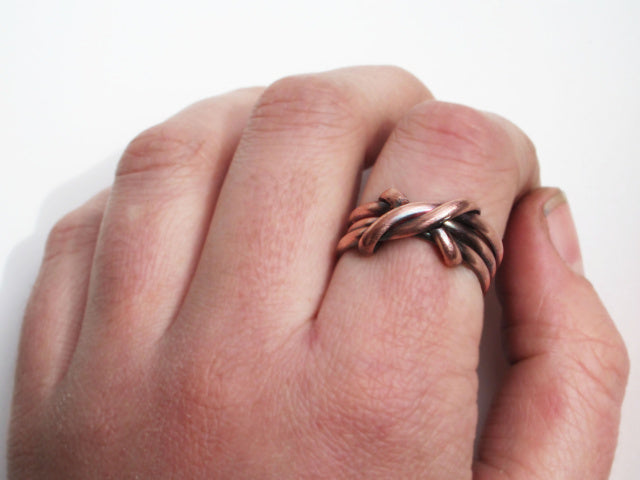 Celtic Copper Knot Ring