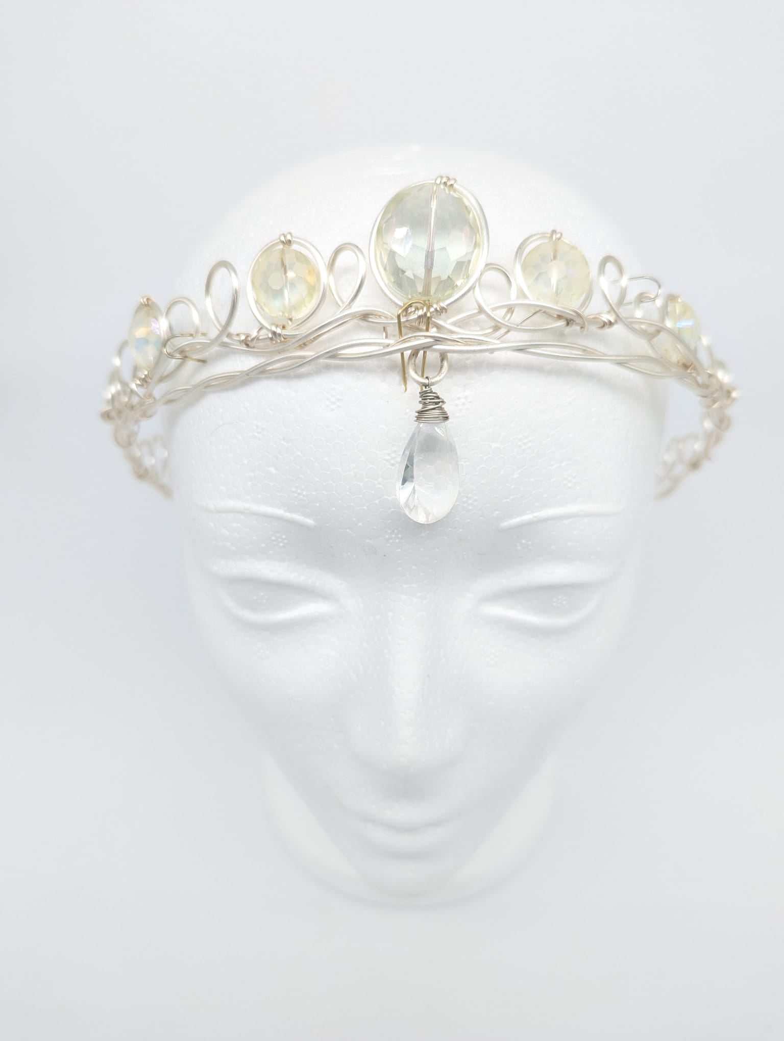 One of a Kind Silver Plated Copper Crown