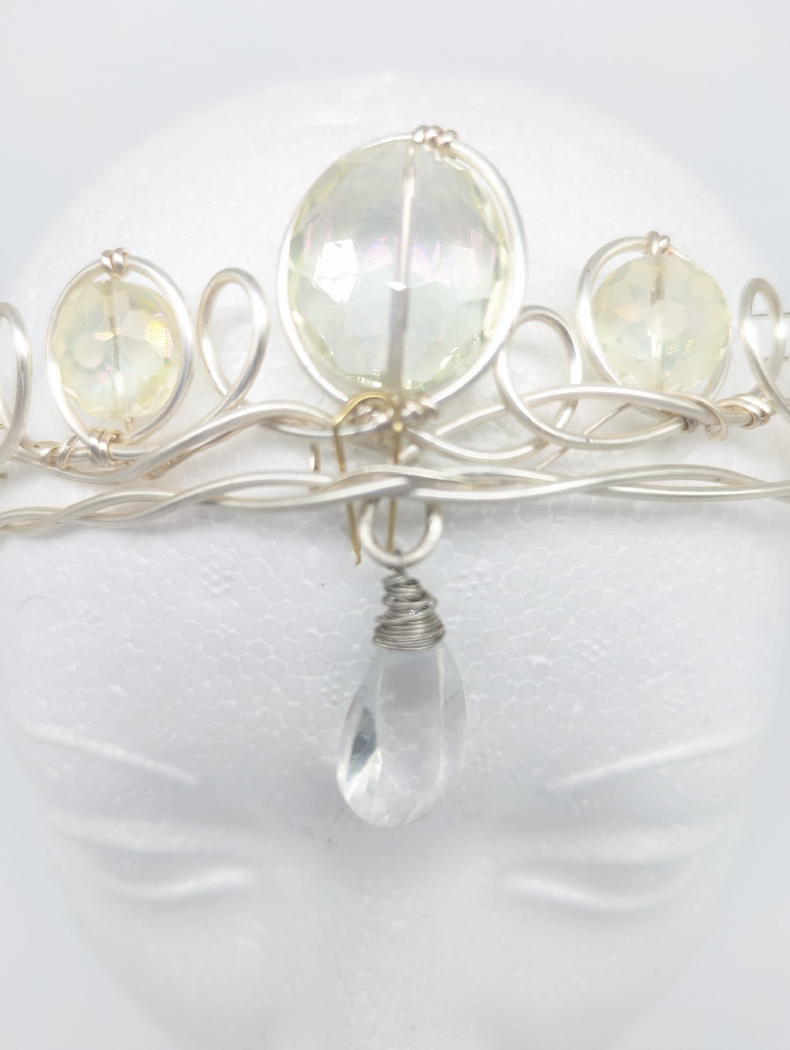 One of a Kind Silver Plated Copper Crown