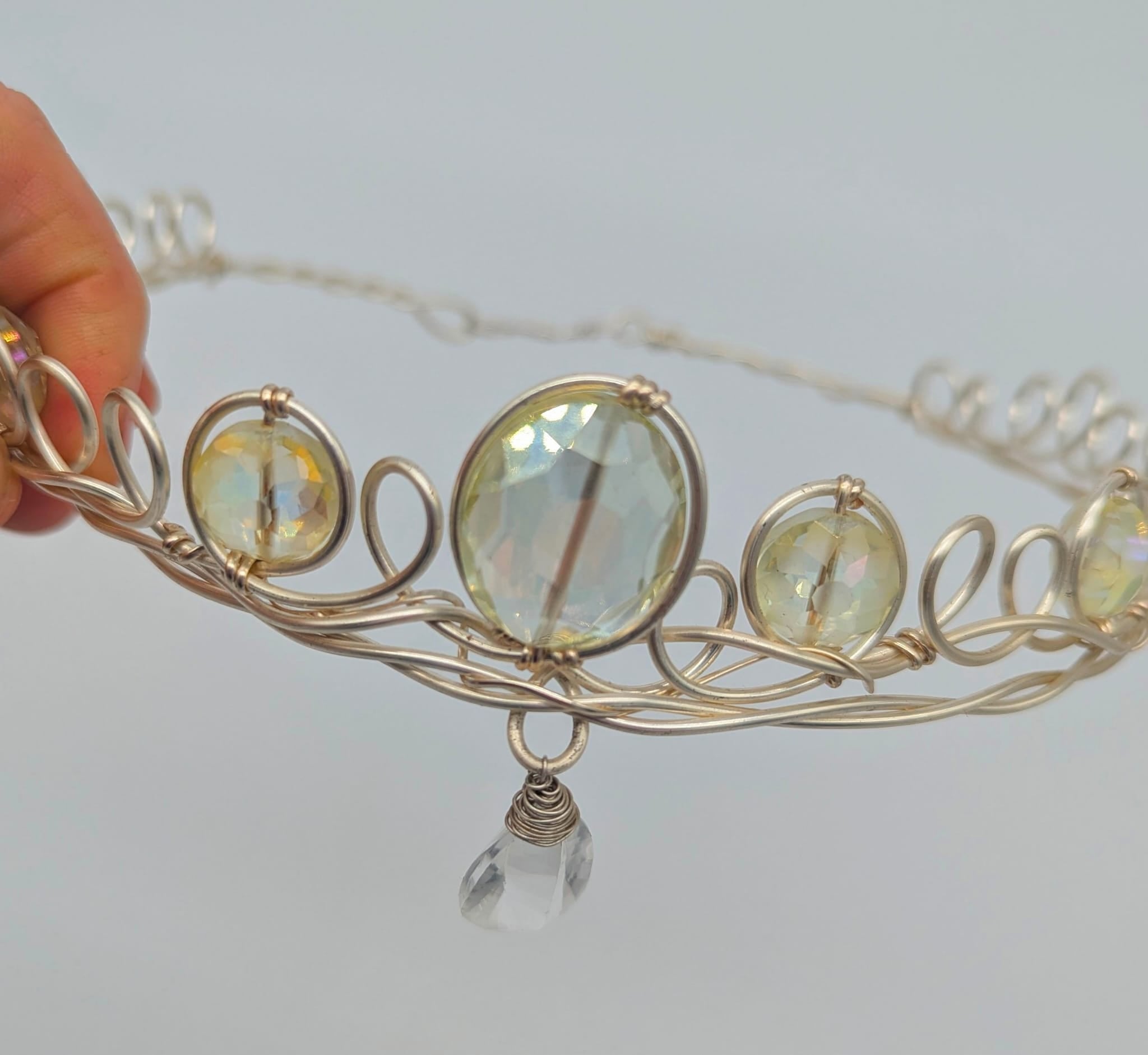 One of a Kind Silver Plated Copper Crown