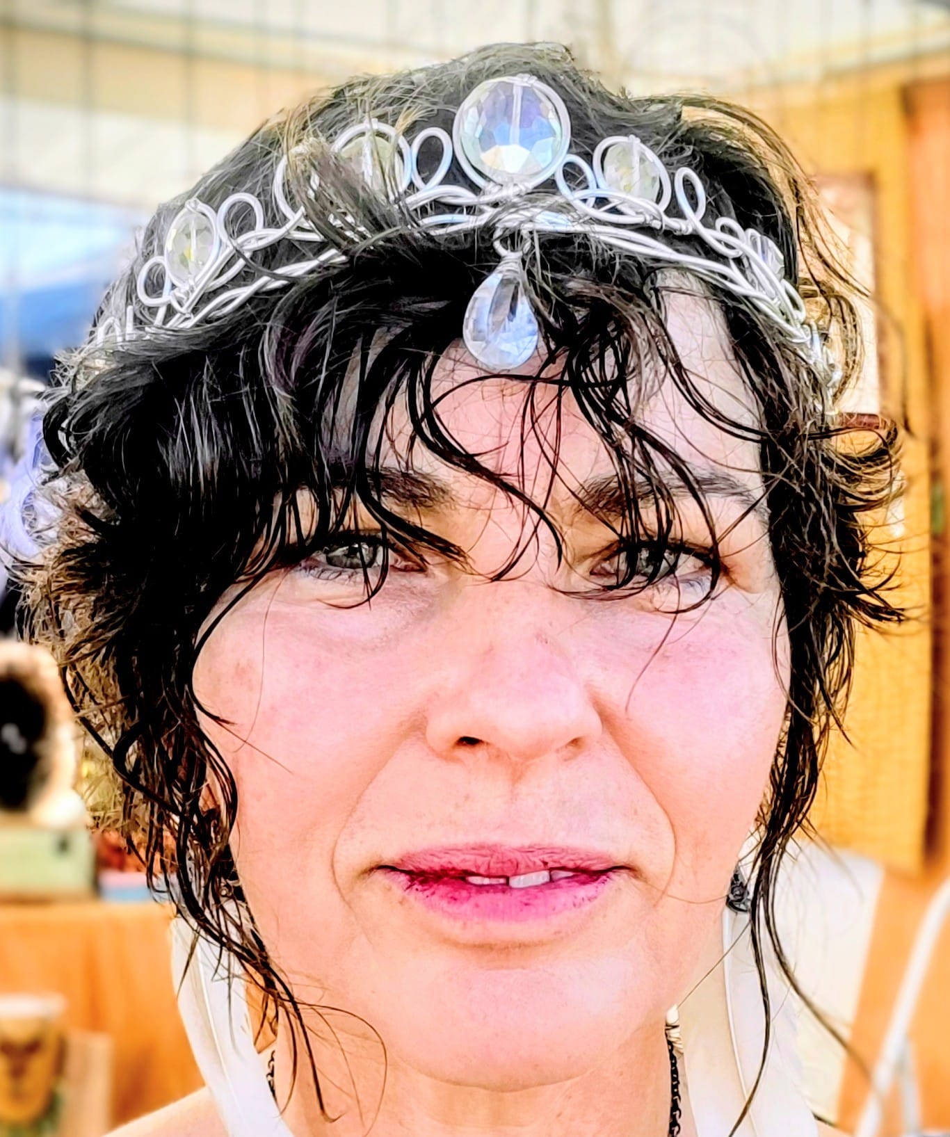 One of a Kind Silver Plated Copper Crown