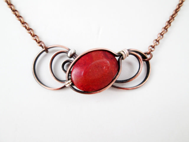 Sea Wave Sponge Coral Necklace